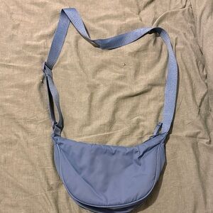 Blue crossbody bag